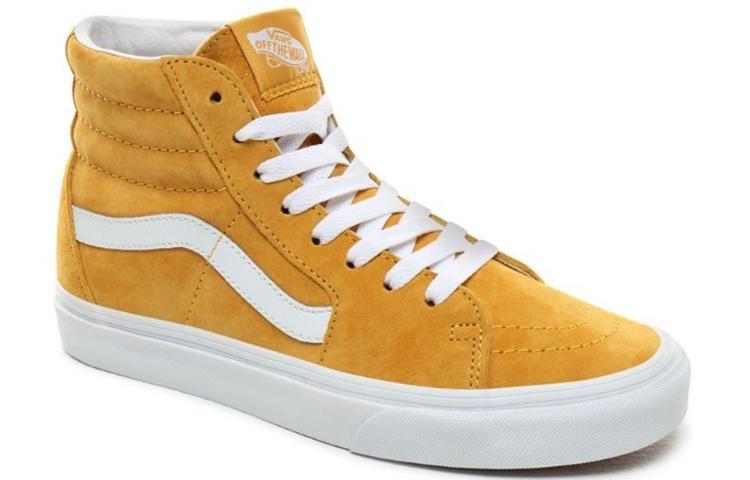 Vans В замше SK8 HI Манго Мохито Желтый VN0A4BV6V77