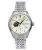 Seiko Presage Classic Shiro-iro из нержавеющей стали с теплым белым циферблатом, автоматические часы SPB469J1 100M для мужчин