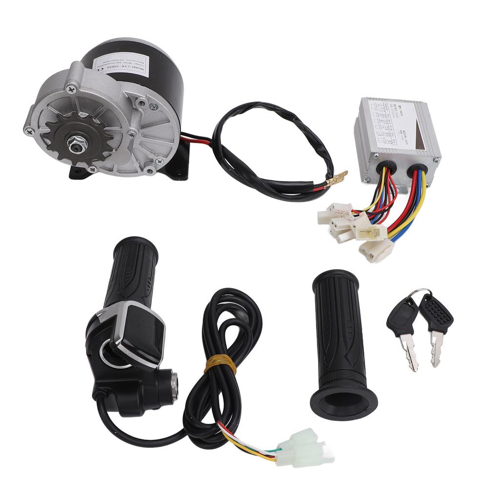 Электродвигатель 36В 500Вт 13T с редуктором, ручка газа для электровелосипеда 36В, контроллер для электросамоката/велосипеда