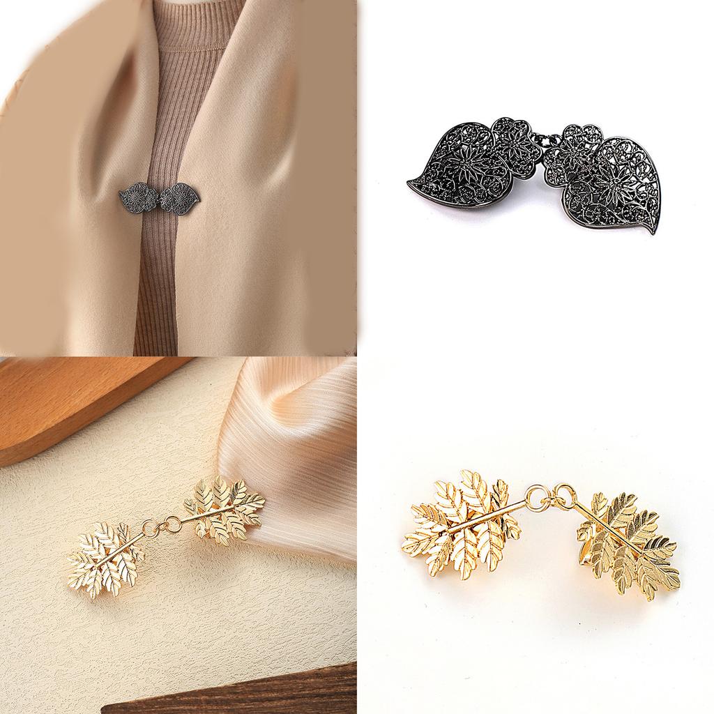 Vintage Scarf Clip For Women Multiurpose Cardigans Clasp Sweater Shawl Clips Clothing Safety Pin Sewing Accessory