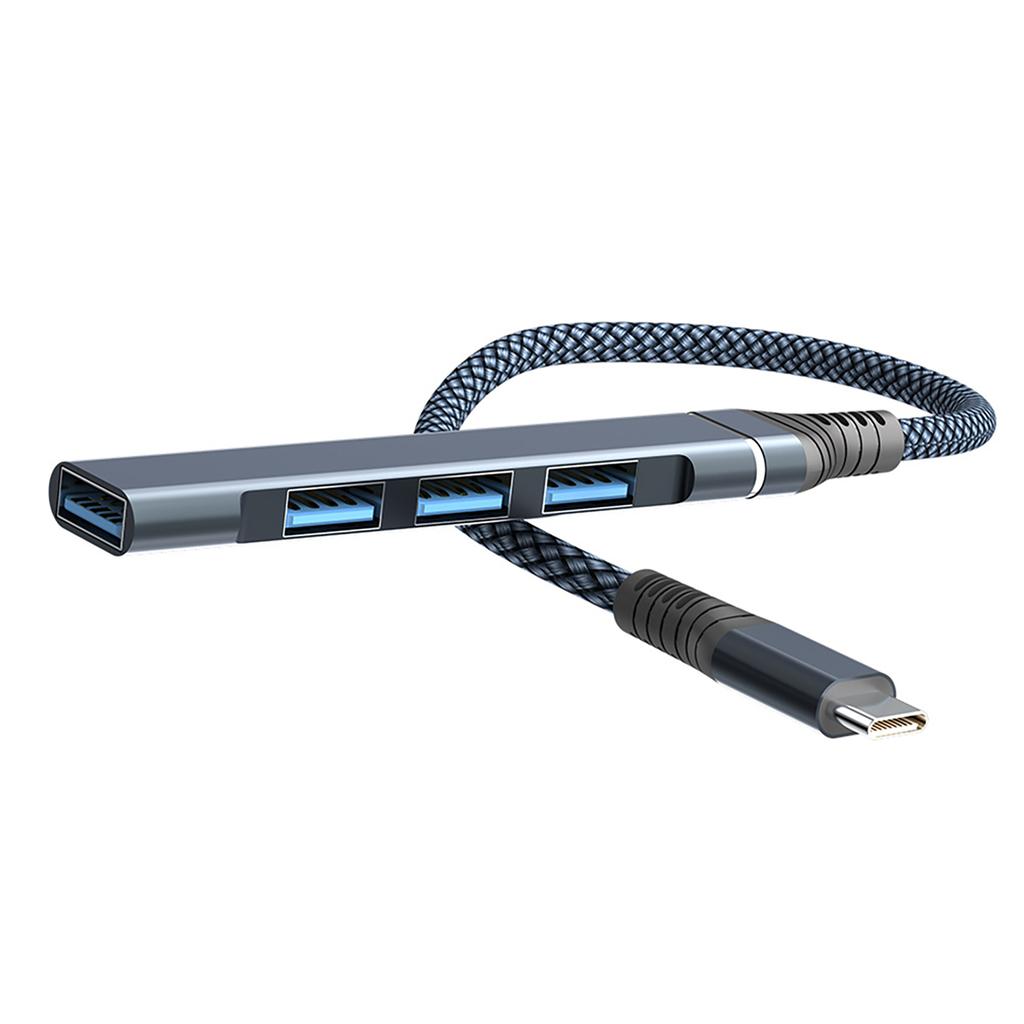 USB C HUB 3,0 Type C 3,1 4-портовый мульти-сплиттер-адаптер OTG для Xiaomi Lenovo Macbook Pro 13 15 Air Pro PC Компьютерные аксессуары