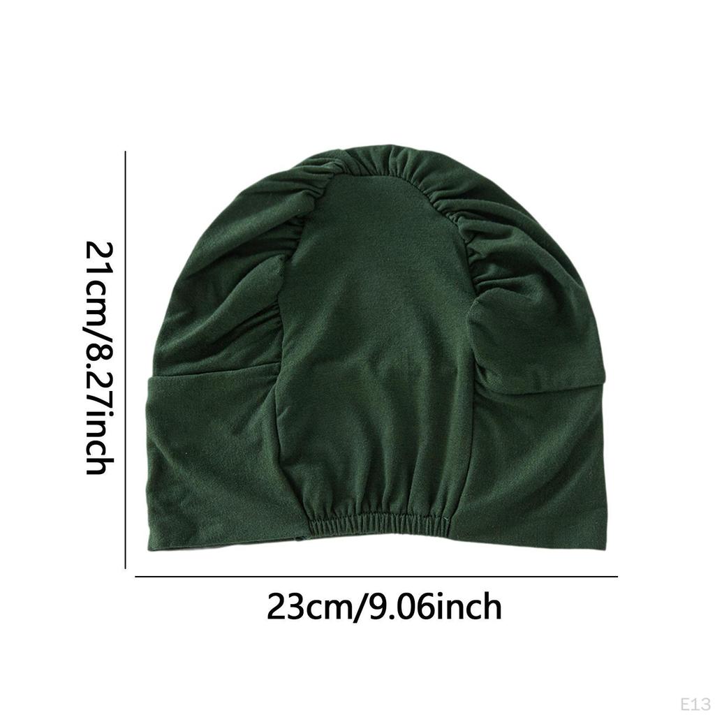 Muslim Women Indian Turban Hat Stretch Bandana Comfortable Fashion Hijab Cap