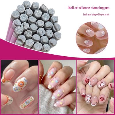 Набор ручек для стемпинга для нейл-арта - Идеально для салонов маникюра
