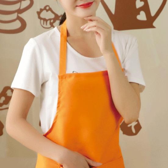 Фартук унисекс, долговечный рабочий фартук с карманами, регулируемые ремни, кухонный фартук для гриля, ресторана, бара, кафе