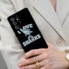 Love Shark Cell Phone Case for Samsung Galaxy S26 Ultra S25 S24 S23 S22 S21 S20 Note10 Cover