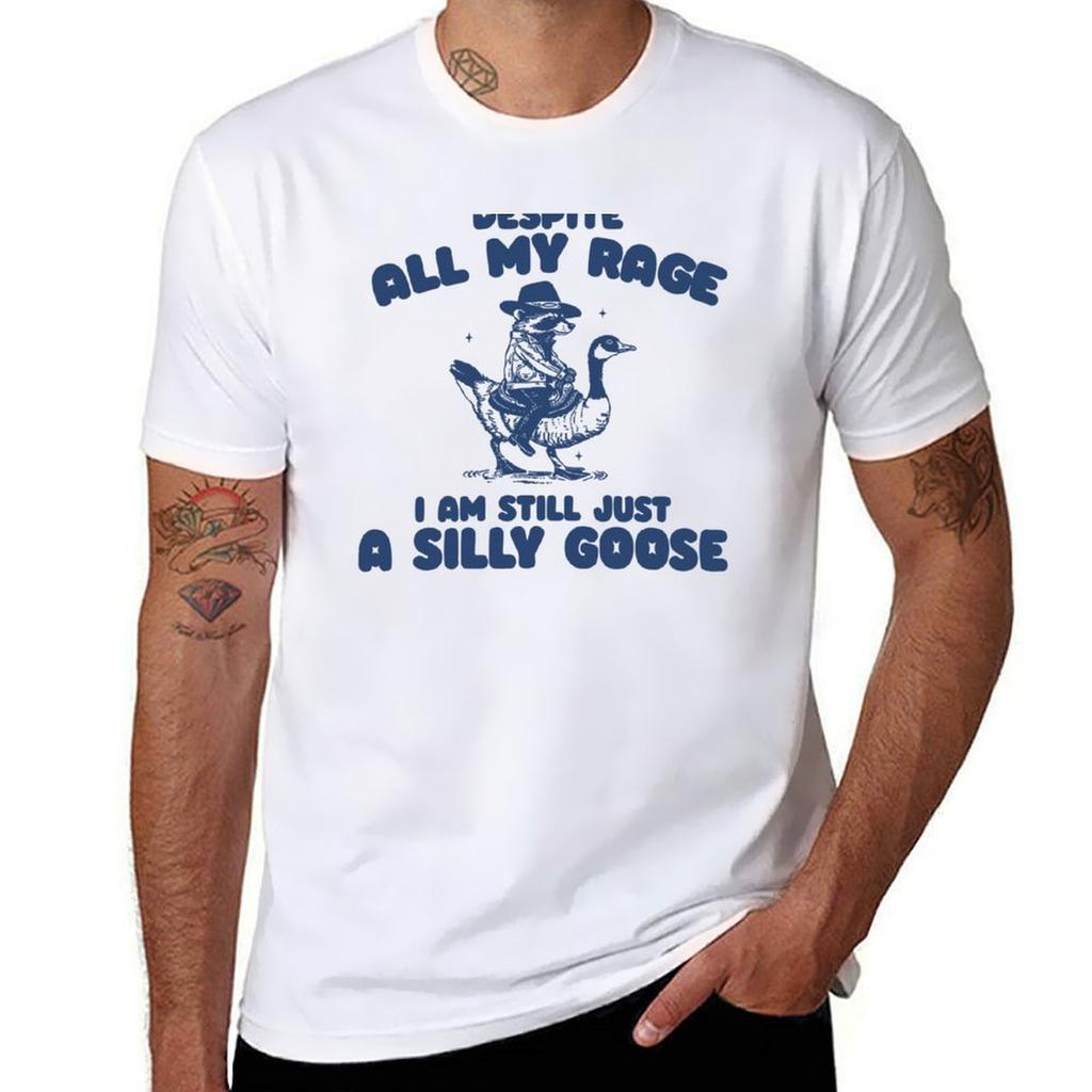Despite All My Rage I Am Still A Silly Goose Shirt Meme Shirt Cowboy Raccoon Shirt Funny Raccoon Funny Meme Tee Racc Tshirt