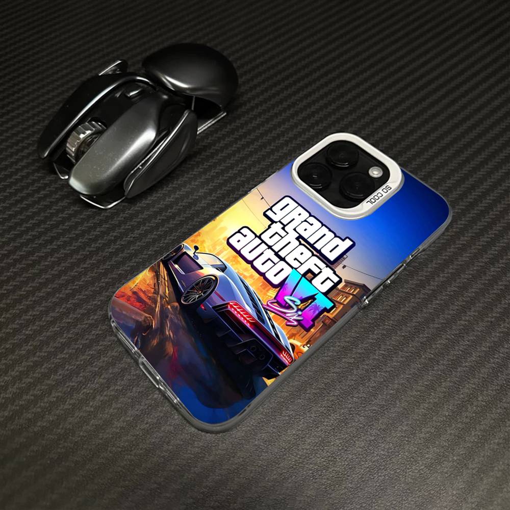 Чехол для телефона San Andreas G-GTA для iPhone 16 15 14 13 12 11 Pro Max 17 Plus Цветной чехол
