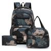 New Large Capacity Backpack for Men Women Students Travel Laptop Bag Korean Style Casual 3-Piece Set Lightweight Water-Resistant Daypack