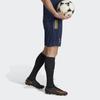 Adidas Тренировочные шорты Real Madrid Tiro 23 с полосатым принтом логотипа, эластичной талией и прямыми штанинами, футбольные шорты сезона 23, мужские шорты, чернильно-синие IB0870