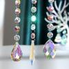 Ornaments Crystal Beads Pendant Chandelier Hanging Chain Diamond Prism Ball Rainbow Suncatcher