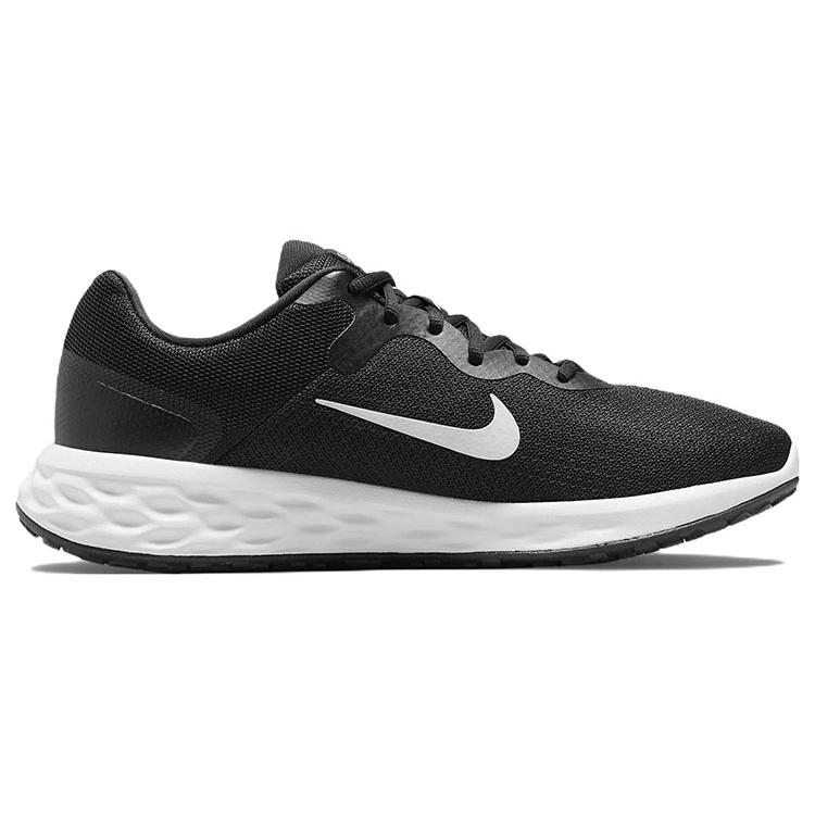 Nike Revolution 6 Extra Wide 'Черный Белый' Мужские DD8475-003