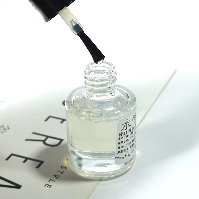 Glossy Water-Based Peelable Varnish & Cream Glue for Polymer Clay - Dustproof, Colorless Finish