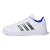Neo Grand Court Kids Comfortable Durable Low-Top Sneakers Kids Sneakers White Green Blue GV6796