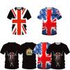 Vintage Union Jack Logo T-shirt Distressed Retro Style Graphic For British Culture Lovers