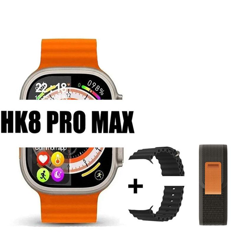 Оригинальные умные часы Hk8 Pro Max для мужчин, серия 8, 49 мм, 2,2 дюйма, экран RTAE с высокой частотой обновления, NFC-компас, игровые умные часы для Apple iPhone