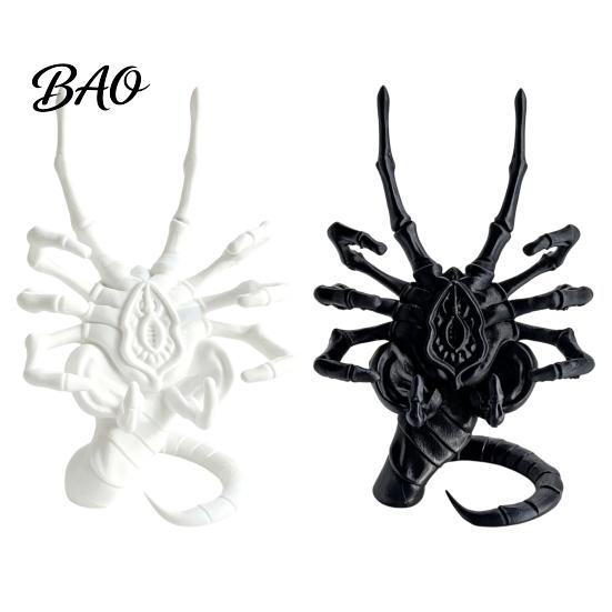 Desktop Organizer Accessory Sci-Fi Horror Theme Phone Holder, 3D Printed Unique Desk Ornament, Hands Free Viewing Stand Creative Stable PLA