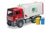 BRUDER MAN Side-opening Garbage Truck RED BR03761