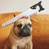 Cat/Dog/Pet Halloween New Funny Horror Toy Makeup Ball Performance Props Axes Saw Nail Knife Headwear Blood Scene Party Beloved