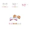 Rimless Transparent Women Glasses Oversized Clear Lens Sunglasses Color Gradient