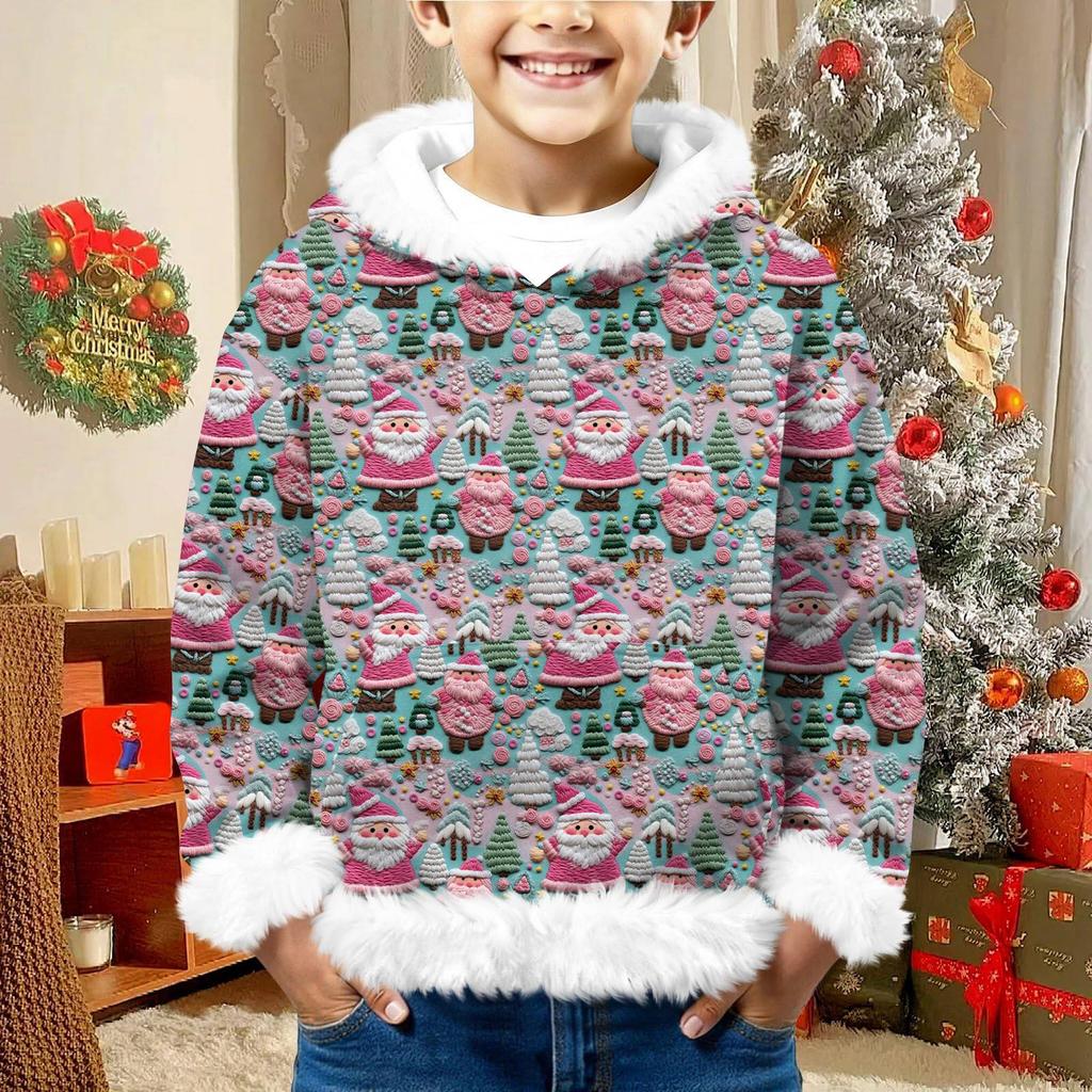 Children's Sweatshirt Girls Boys Long Sleeve Lightweight Casual Hoodie Loose Comfortable  Sweatshirt