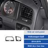 For Volkswagen Golf 7 2014-2015-2016-2017-2018-2019 Carbon Fiber Car Side air vent panel Sticker Trim Film Accessories
