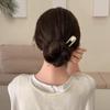 Imitation Pearl Hairpins for Women Girls Elegant Hair Clips Metal U-shaped Hairpins Hairstyle Design Tools