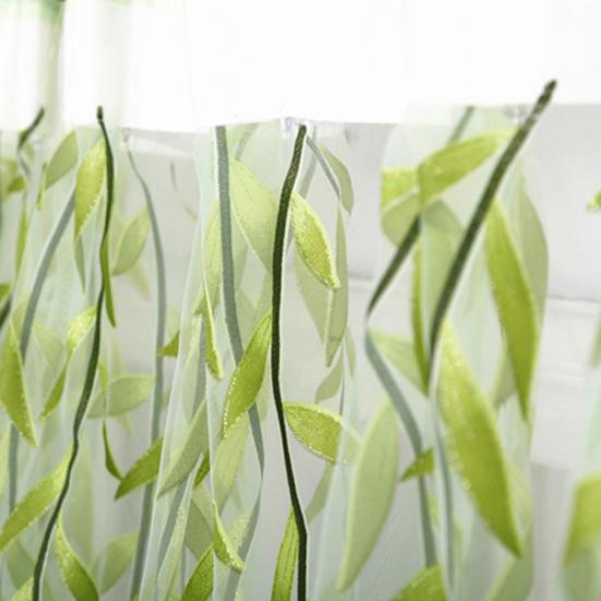 Домашнее дерево, стеклянная пряжа, ива, занавеска, тюль, декор комнаты, занавеска, прозрачные панельные шторы