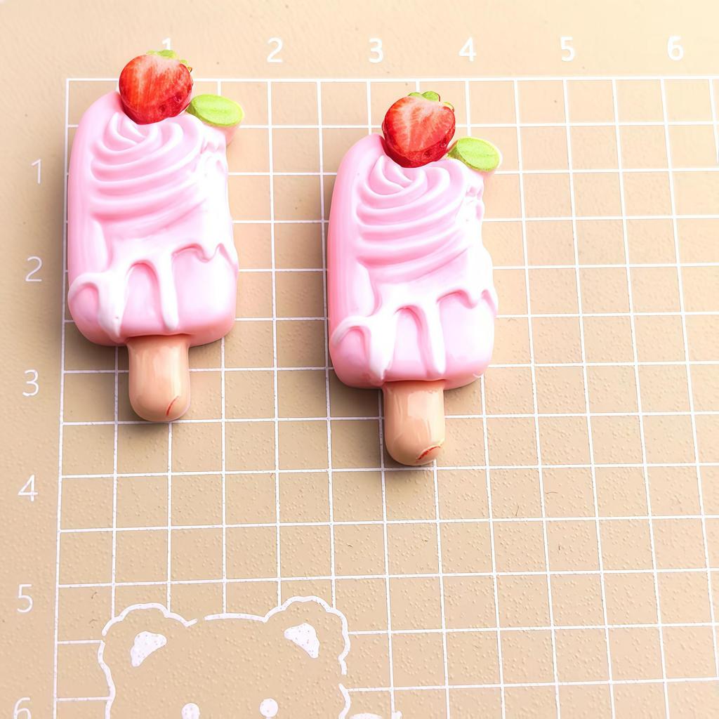 Häagen-Dazs Inspired Ice Cream Resin Patches: DIY Popsicle & Cream Phone Case/Crocs Accessories.