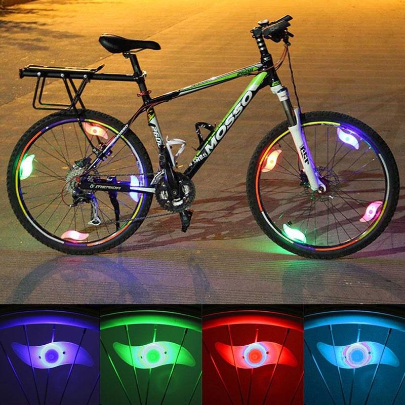 Bike Accessories Led Bicycle Wheel Spoke Light Tire Bright Lamp Cycle Firefly Hotwheels Flash Light
