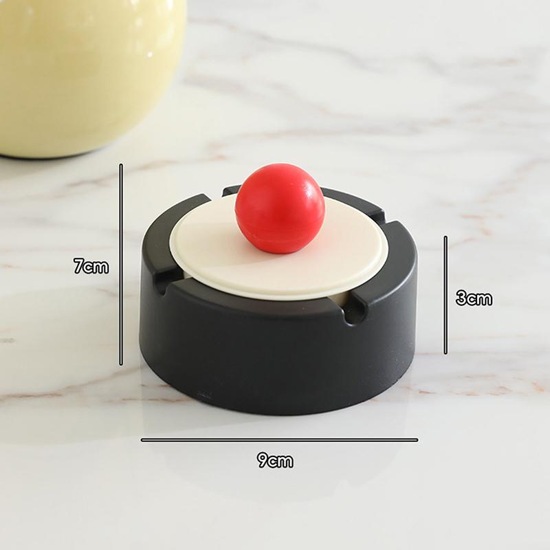 Creative Ashtray Plastic Home Internet Cafe Office Ashtray Enlarged With Lid Anti-Fly Ash Ashtray Ornaments
