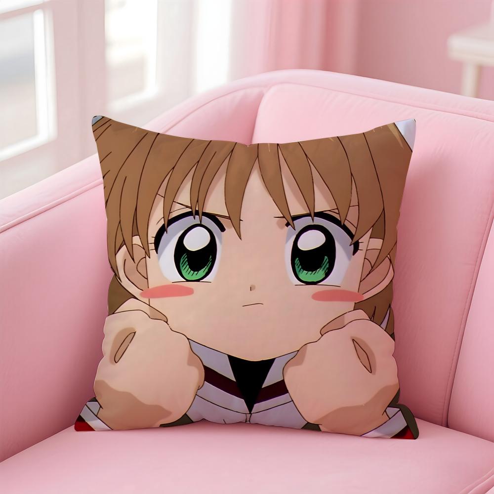 Чехол на подушку Cardcaptor Sakura Удобный двусторонний чехол Идеально подходит для автомобиля, дивана, спальни и многого другого