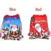5 шт. Рюкзаки Дед Мороз Рождественские принадлежности Упаковка игрушек Рождественский подарочный мешок Мешки для хранения Мешки на шнурке