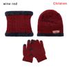 Mens Girl Knitted Winter Warm Neck Warmer Beanie Hat Hat Scarf Gloves Set And Neck Scarf