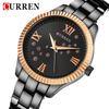 CURREN Новые модные женские часы, лучший бренд, роскошные женские наручные часы для девушек, браслет из розового золота и нержавеющей стали, женские часы в подарок