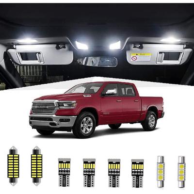 AWALITED 13 шт. Комплект светодиодных ламп для салона RAM Super Bright LED Лампы для чтения и купольные для Пикапа Dodge Ram 1500, 2500, 3500 Все модели