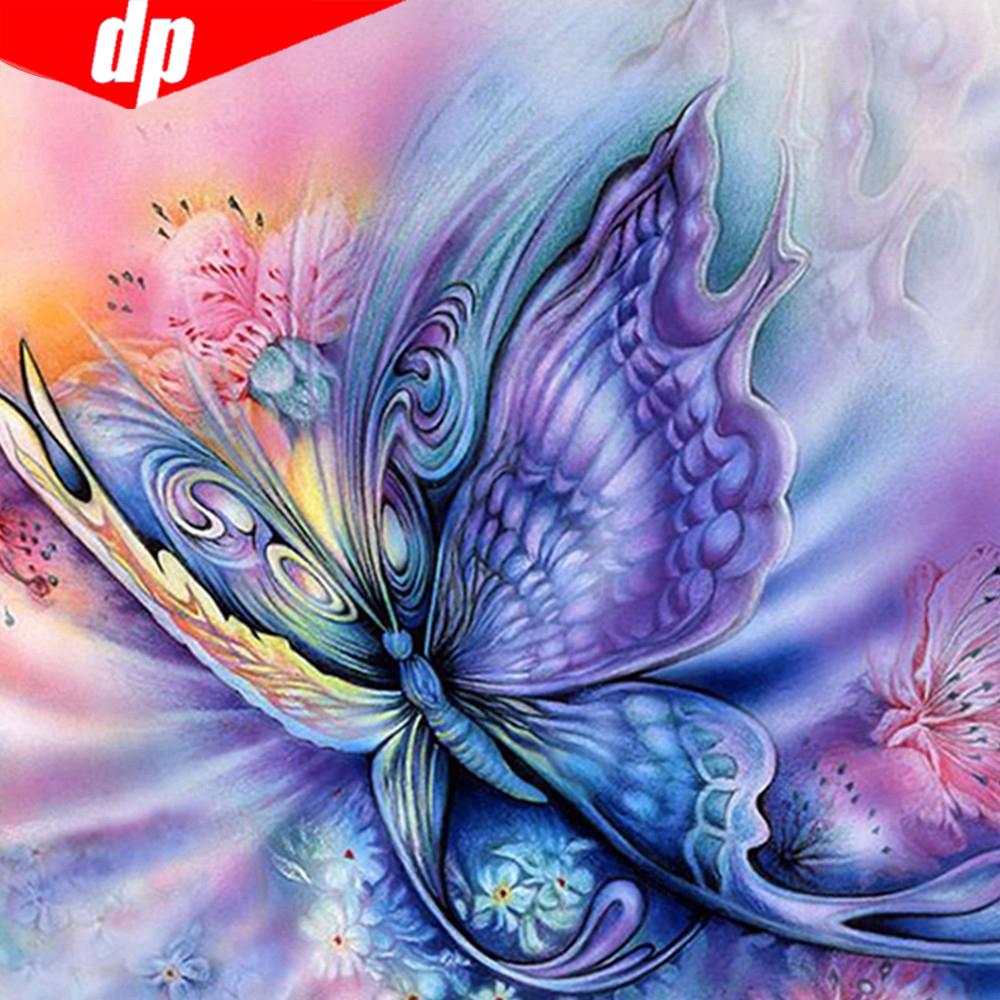 Алмазная картина Алмазная бабочка Вышивка Животное Мозаика Вышивка крестом