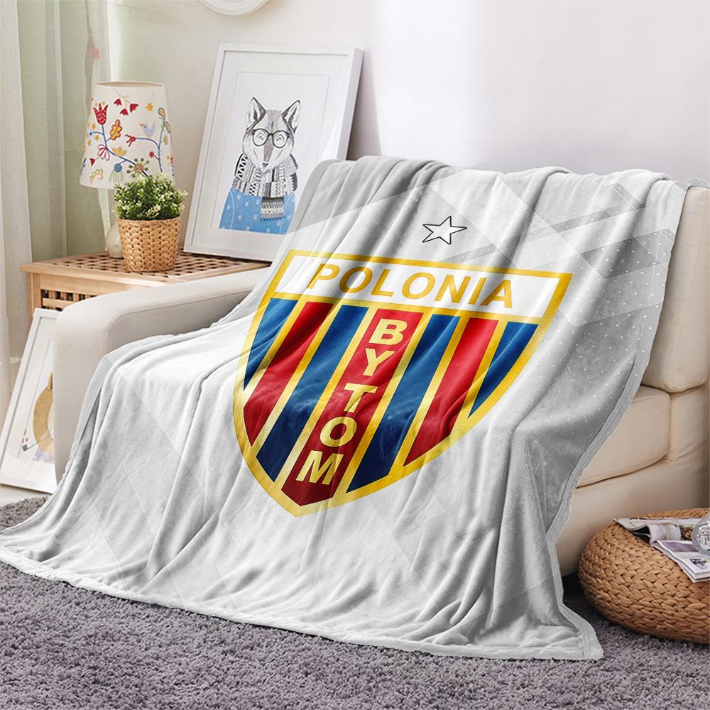 Polonia Bytom Flannel Blanket, High quality Comfortable for All Seasons, Home Decor, Warmth and Comfort