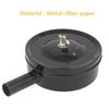 Black Thread Muffler Steel Air Intake Filter Portable Air Filter Pump Worker