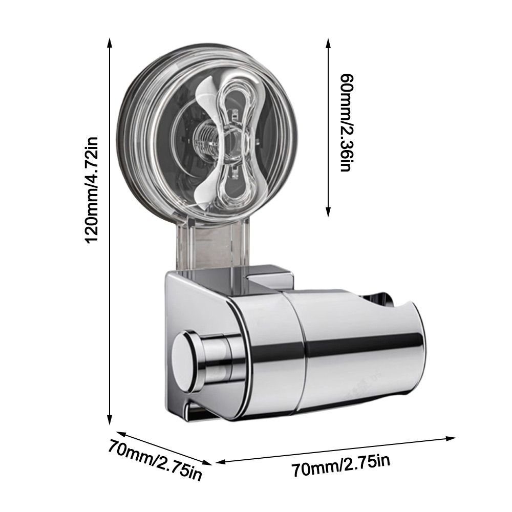 Держатель для душевой лейки на присоске без сверления, настенный, регулируемая подставка для насадки, аксессуары для ванной комнаты