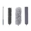 Extendable Microfiber Duster Brush with Retractable Handle Replaceable Brush Heads Multifunctional Cleaning Tool