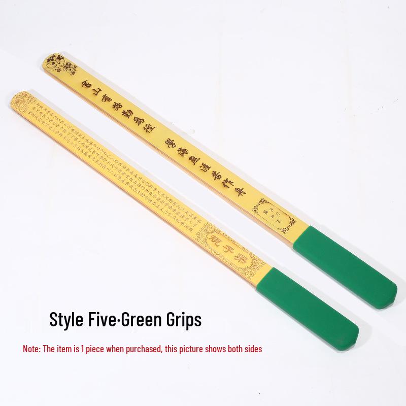 Dual-Use Bamboo Ruler & Massage Stick - Creative Fitness & Cultural Gift