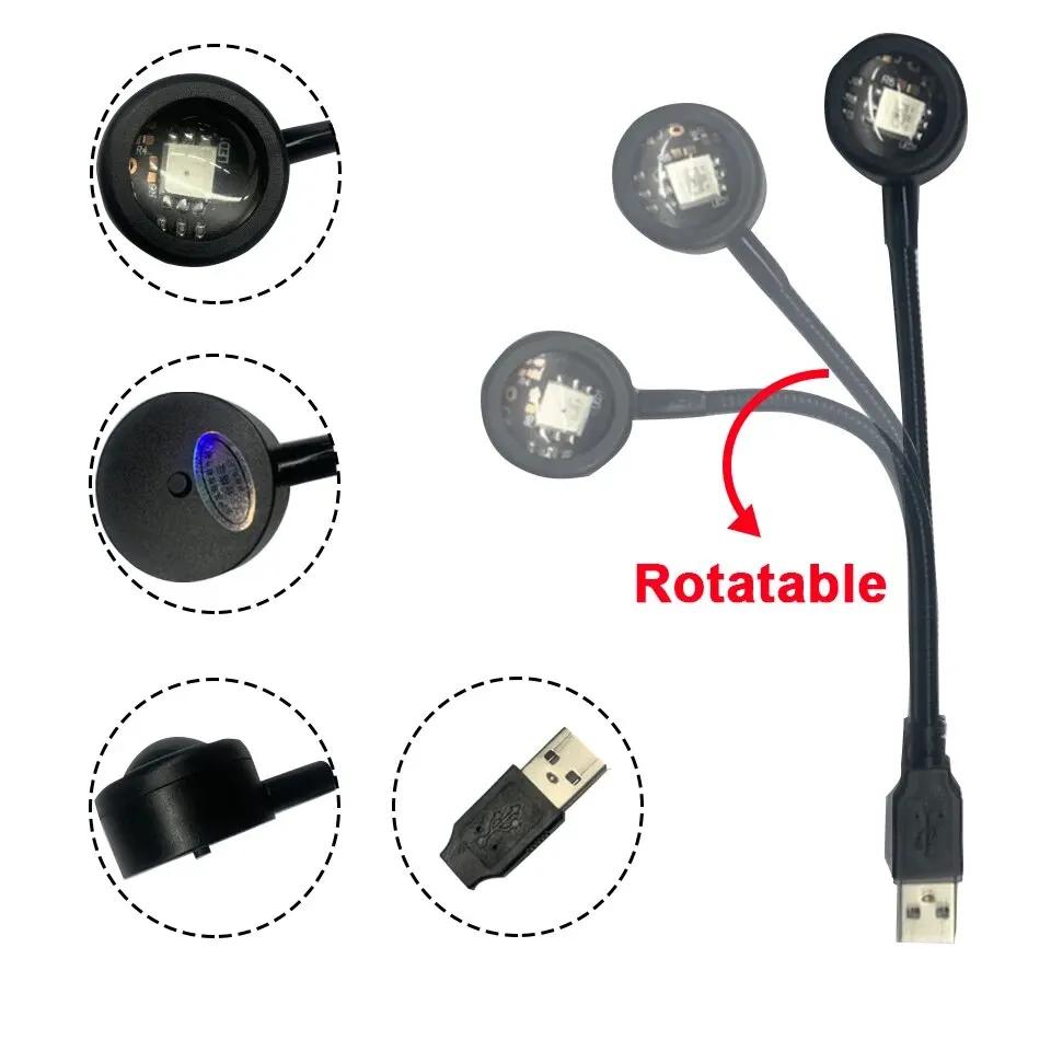 USB Светодиодные Ночники Радужный Неоновый Лампа Заката Проектор Фотография Стена Атмосфера 7 цветов для Украшения Спальни Свет Подарок