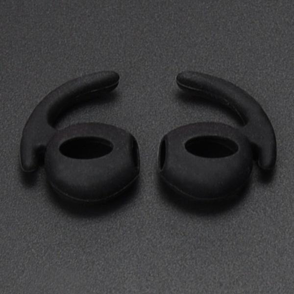 4 шт., мягкие ультратонкие насадки для наушников, противоскользящие силиконовые вкладыши для наушников, колпачки для ушей, 5 цветов