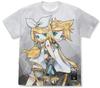 Cospa Kagamine Rin and Len Full Graphic WHITE S Size Cotton T-shirt