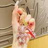 Очаровательный сверкающий брелок-мишка, милый декор из стразов для студентов и пар