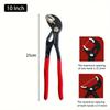 1Pcs Large Opening Water Pipe Plier Plumber Plumbing Waterpump Pliers Durable Clamp Wrench