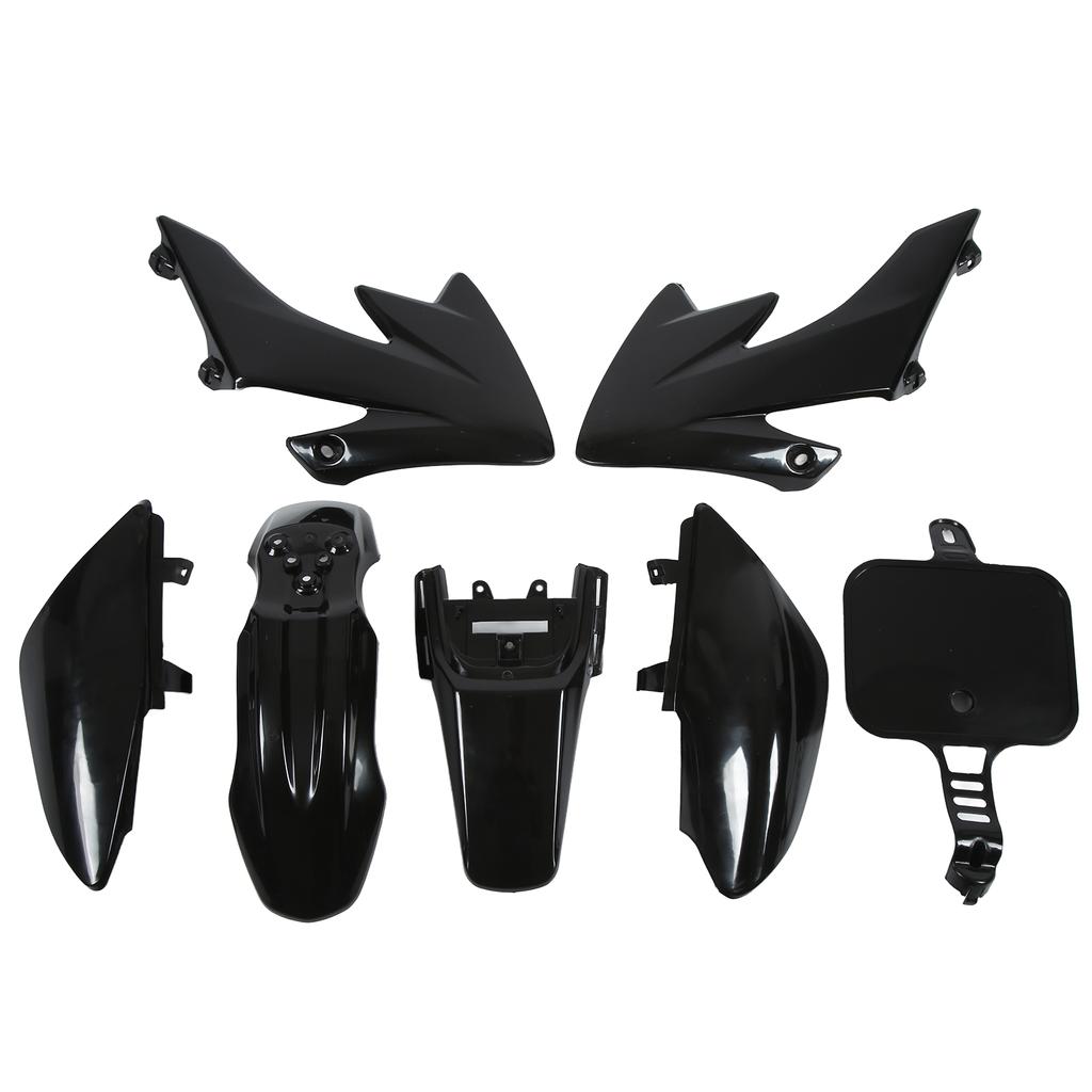 7pcs Black Plastic Fairing Kit Body Work Fairing Set Motorcycle Accessories Replacement for XR50