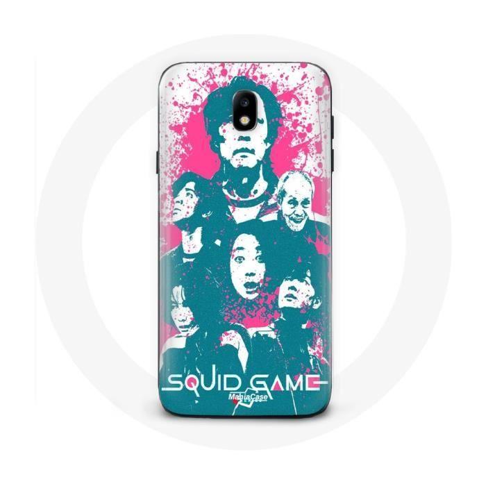 Coque pour Samsung Galaxy S4 Squid Game Affiche personnages logo