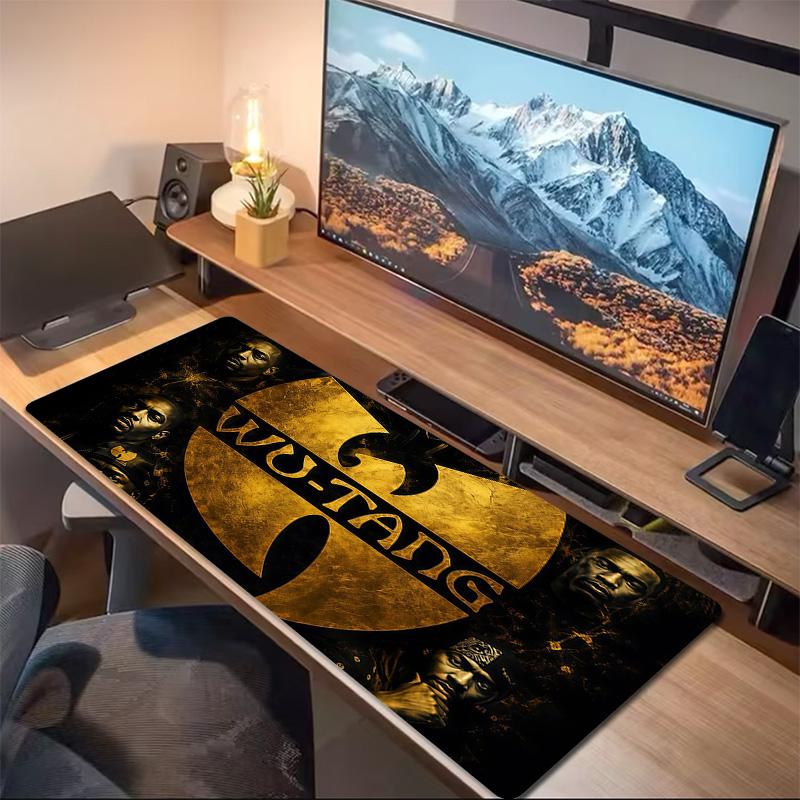 Wu‑Tang Clan Print Cushion Non-slip Laptop Tablet Big Mousepad XXL Mat Mini PC Playmat With Lock edge