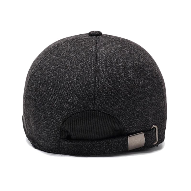 Бархатная толстая защитная ухо теплая утепленная бейсболка осенне-зимняя мужская кепка для среднего возраста